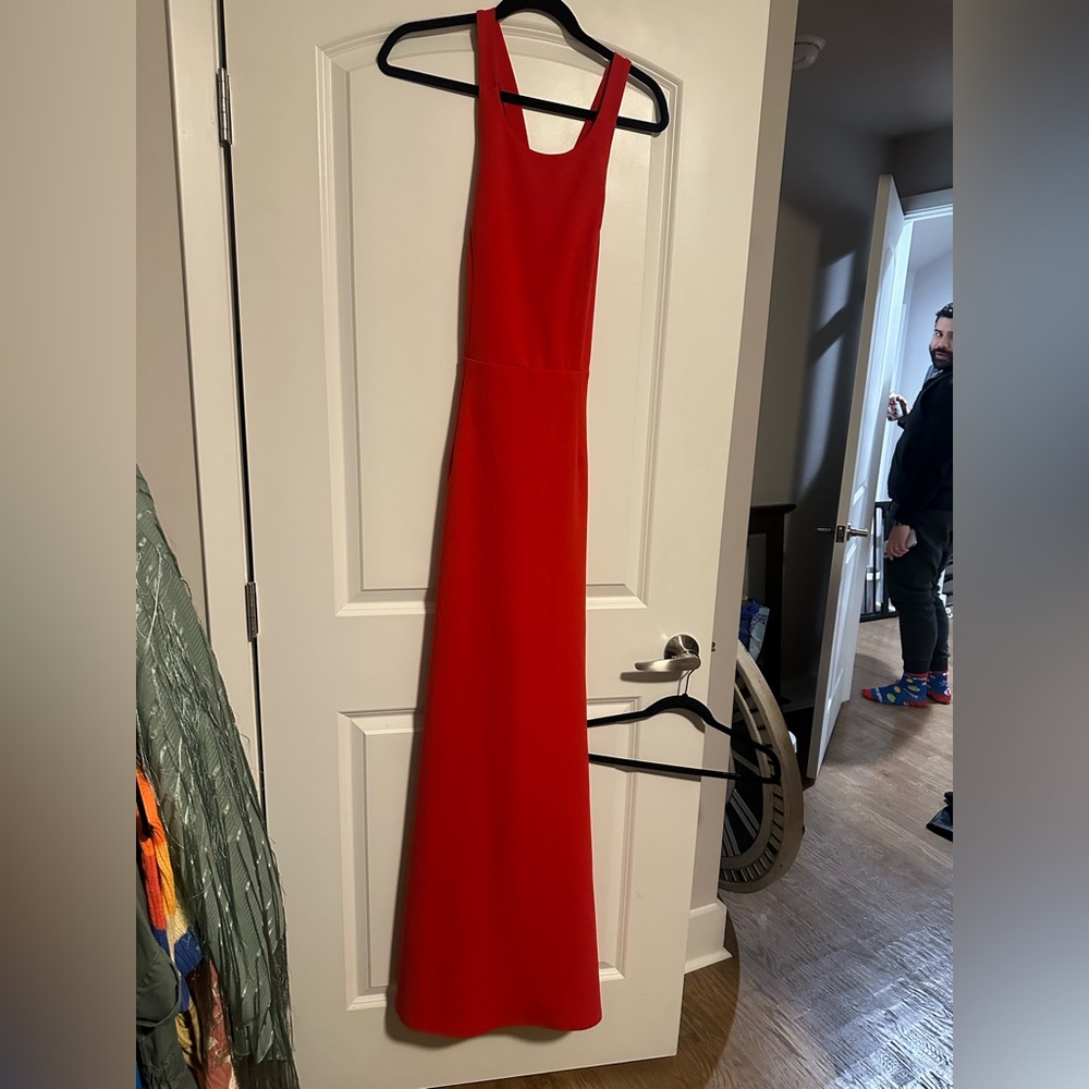 Lulus red gown!